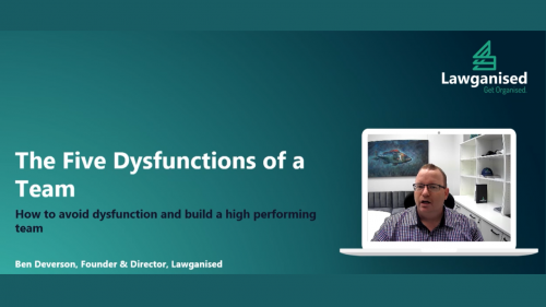 The Five Dysfunctions of a Team